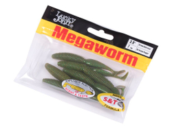 Виброхвосты съедобные LJ Pro Series MegaWorm 3,0in (7,6 см), цв. S67, 7 шт.