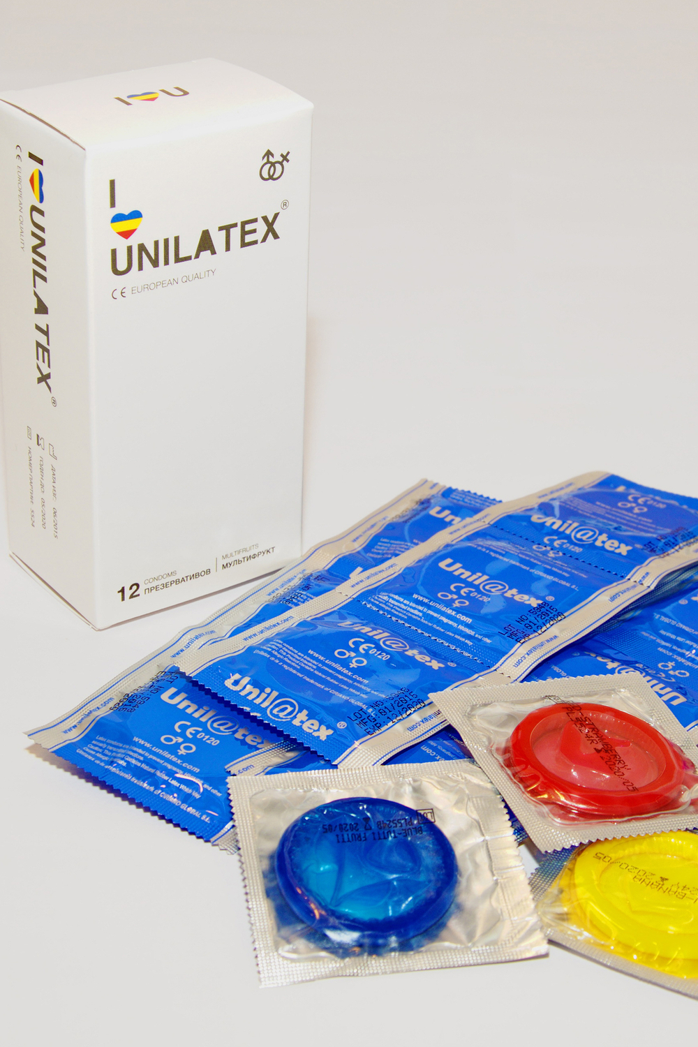 Презервативы Unilatex Multifrutis ароматизированные цветные №15 шт