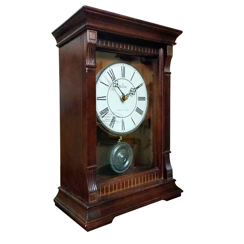 Настольные часы Bulova B7662 Dark Walnut