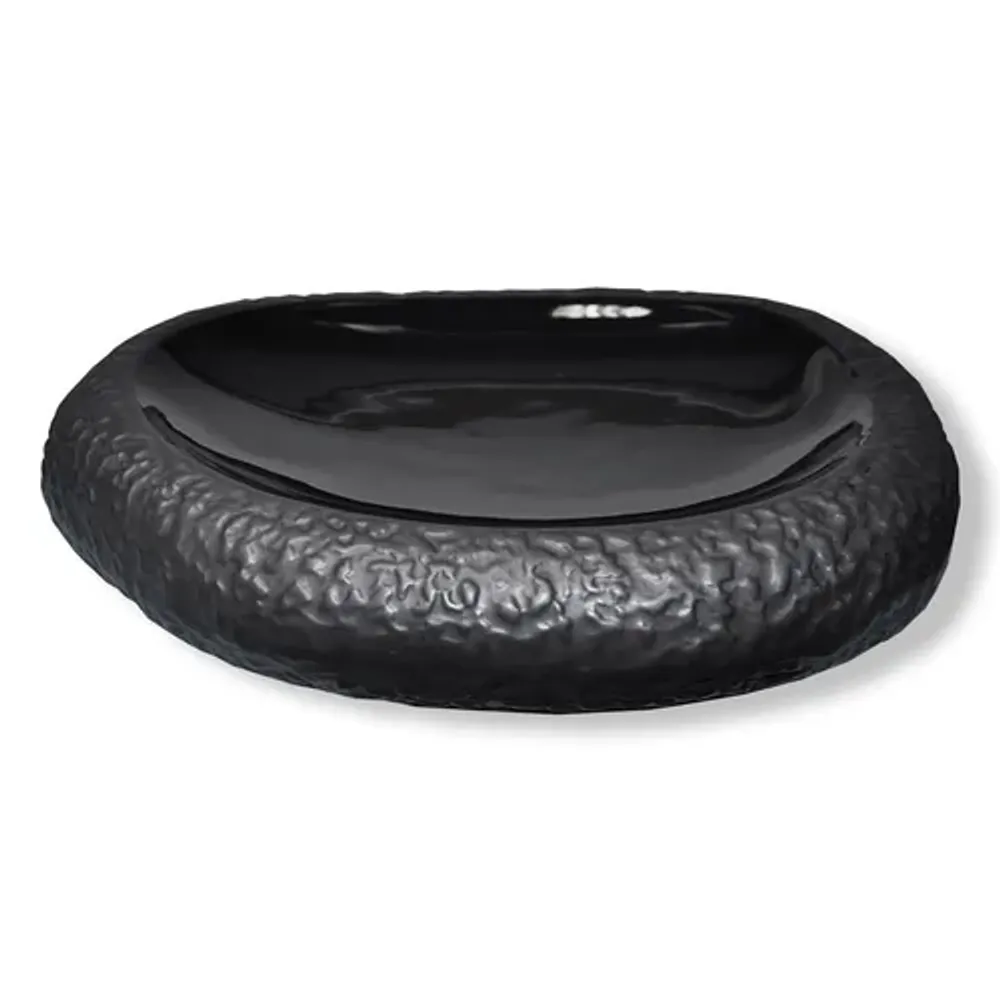 Блюдо овальное 28*22 см h6 см Organic Black P.L. Proff Cuisine [3]