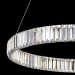 Citilux Чезаре CL338181 LED Люстра хрустальная с пультом Хром