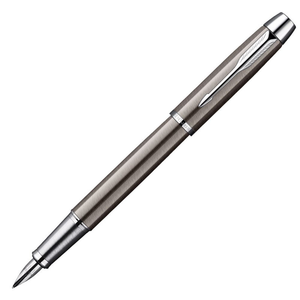 Перьевая ручка Parker IM Metal F220 Gun Metal CT перо F (S0856240