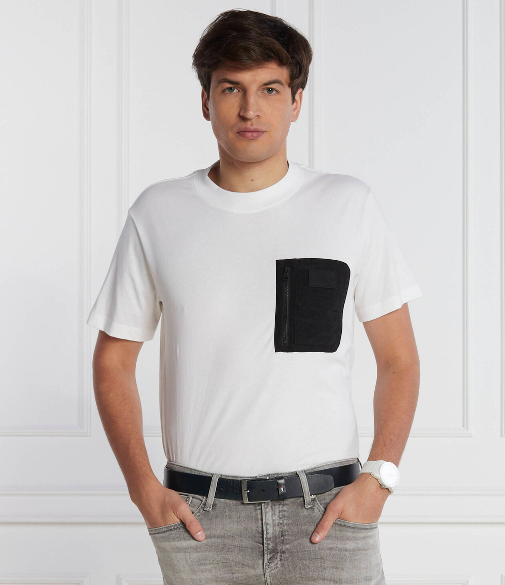Футболка MIX MEDIA CALVIN KLEIN JEANS - белый(J30J323997)