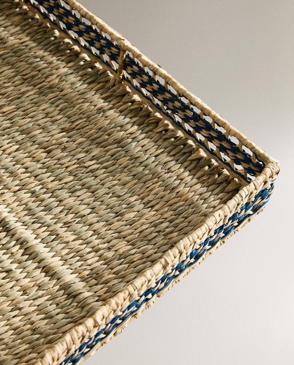 ZARA HOME ПРЯМОУГОЛЬНЫЙ ПОДНОС,СИНИЙ