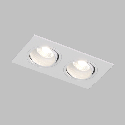 DK3072-WH Встраиваемый светильник, IP 20, 10 Вт, GU5.3, LED, белый/белый, пластик