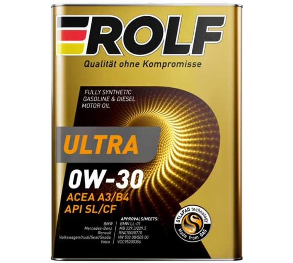 Rolf Ultra 0W-30 A3/B4 SL/CF, 4 л