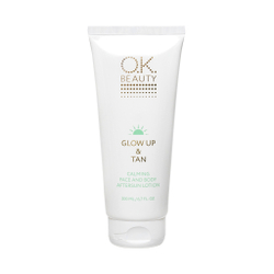 Успокаивающий лосьон после загара для лица и тела OK BEAUTY GLOW UP & TAN