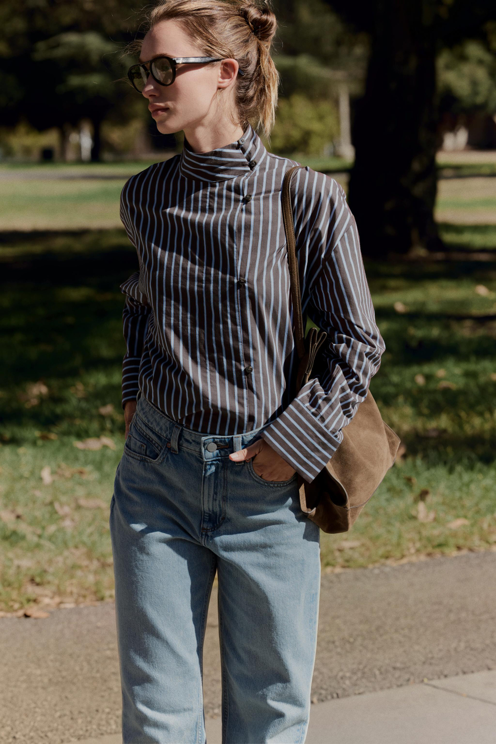 ДЖИНСЫ Z1975 REGULAR С ВЫСОКОЙ ПОСАДКОЙ — ZARA
