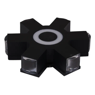08231-9.2-007U LED4W+6*3W RGB BK светильник настенный Reluce, LED