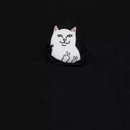 Купить Футболка Rip N Dip Lord Nermal Peace Pocket Tee (Black)