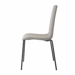 Стул с обивкой Scab Design Mannequin Pop 4 legs, антрацит, светло-серый
