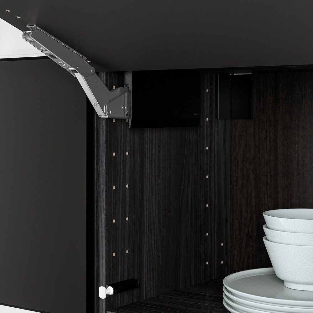 IKEA UTRUSTA  (ИКЕА УТРУСТА)  -  Петля с кнопочным открыванием, черная