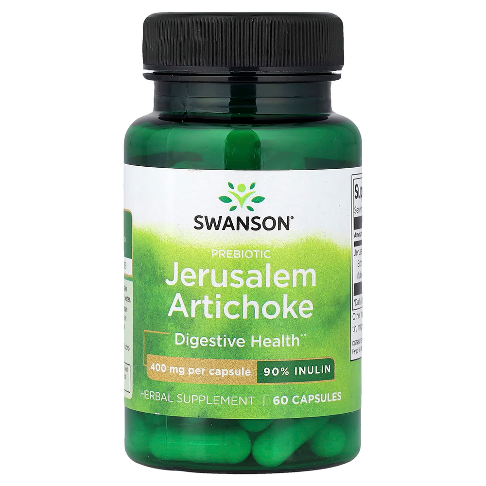 Swanson Vitamins, пребиотик артишок, 400 мг, 60 капсул