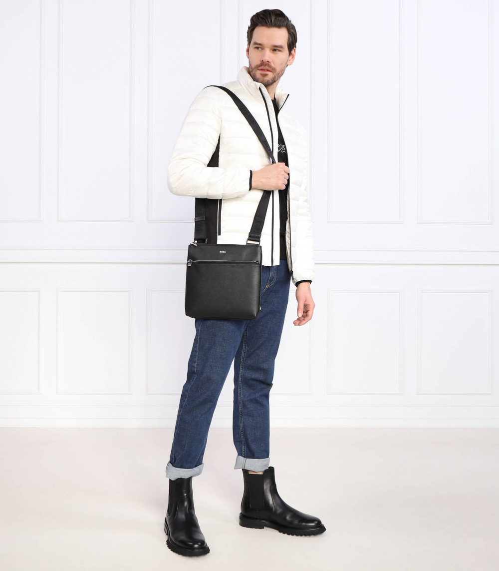 кожаная сумка кросс-боди zair_s z env BOSS BLACK - черный(50483567)
