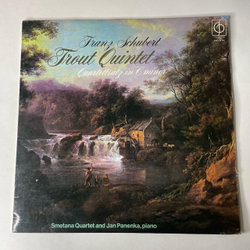 Винтажная виниловая пластинка LP Franz Schubert Шуберт, Jan Panenka, Smetana Quartet Schubert: Piano Quintet In A Major Op.114 The Trout (Англия 1964)