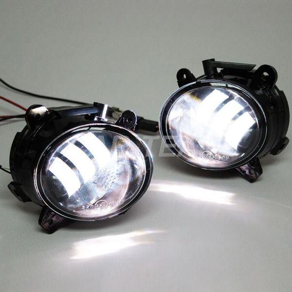 Противотуманные фары (ПТФ) "РусФар" 2190 LED на Лада Гранта, Калина 1-2, Ларгус (пластик. корпус) (21900-3713010/11-30)