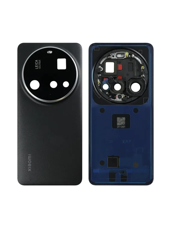 Задняя крышка для Xiaomi Mi 15 Ultra черная (Black) со стеклом камеры