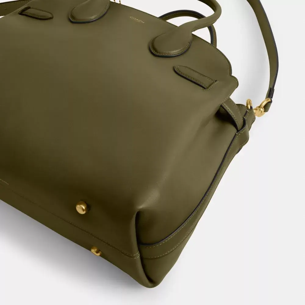COACH СУМКА SOFT EMPIRE 40, ОЛИВКОВЫЙ
