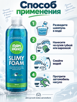 Foam Heroes Slimy Foam шампунь для ручной мойки автомобиля, 500мл.