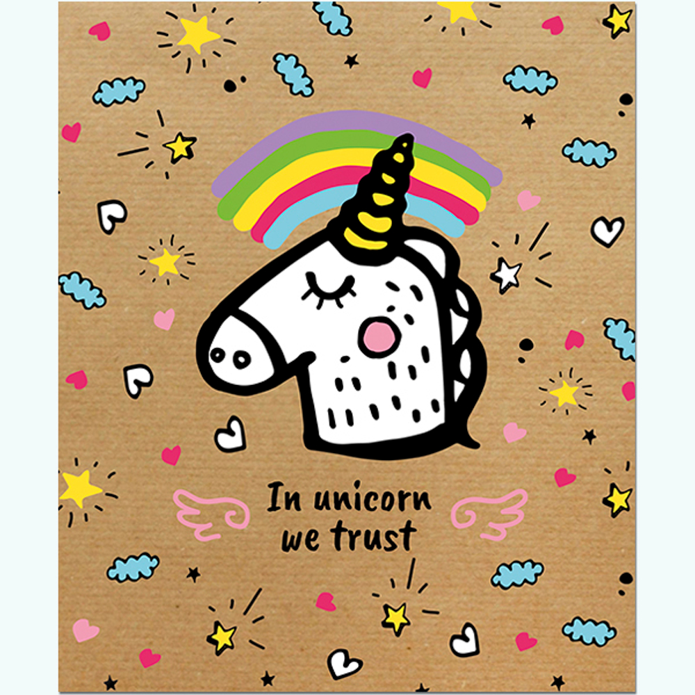 НОВИНКА! Тетрадь общая 48 листов на скрепке "Funny doodle"