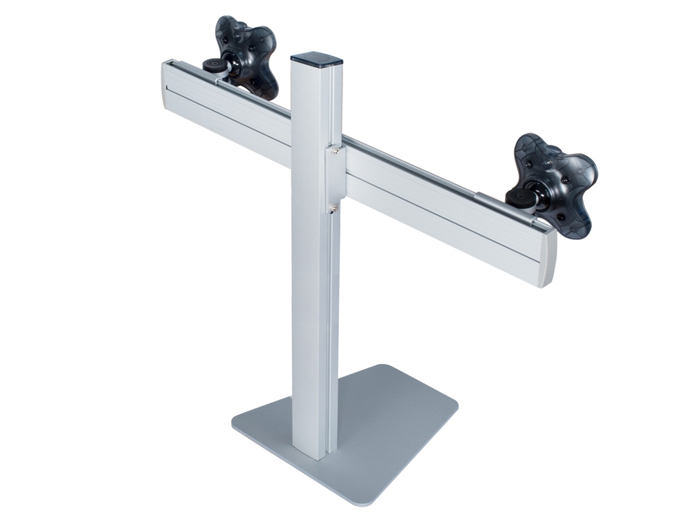 ErgoFount RSST-4520/2 Крепление для 2 мониторов до 24" с утяжеленным основанием. Цвет - серебристый