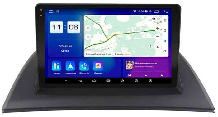 Магнитола для BMW X3 (E83) 2003-2010 - Parafar PF398RN2K на Android 13, Быстрая, QLED+2K, CarPlay, 4G SIM-слот