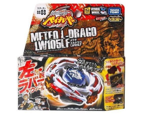 Волчок и запускатель Meteo L-Drago LW105LF BB88 от Takara Tomy