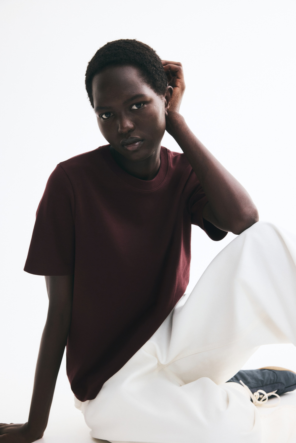 Футболка из интерлока — прямой крой - H&M