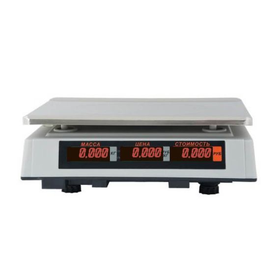 Торговые настольные весы M-ER 327 AC "Ceed" LED Белые