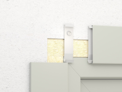 Алюминиевый наличник скрытого крепления /Ral/Tikkurila плоский 15*140*25 мм – 2 м