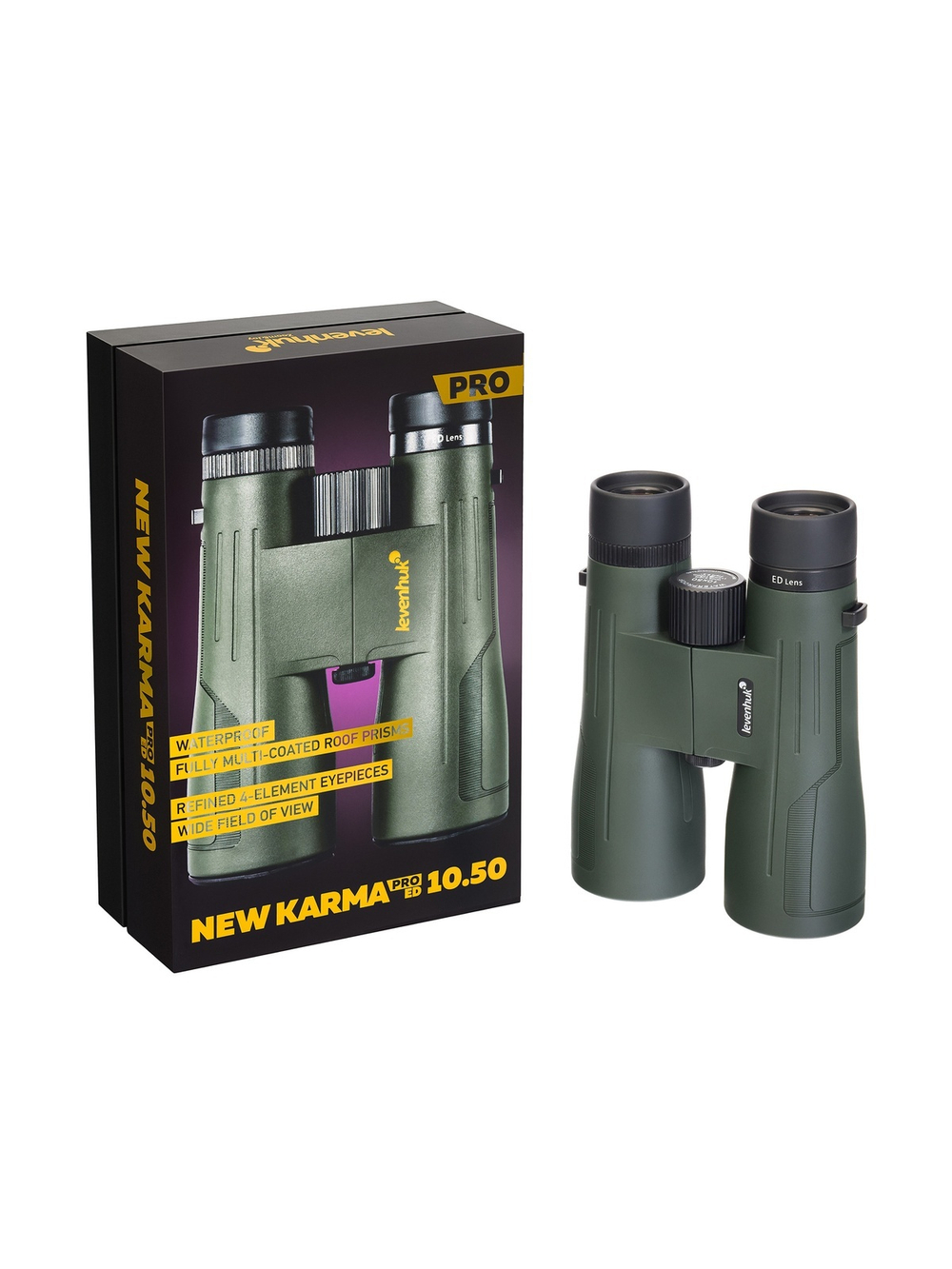 Бинокль Levenhuk New Karma PRO ED 10x50