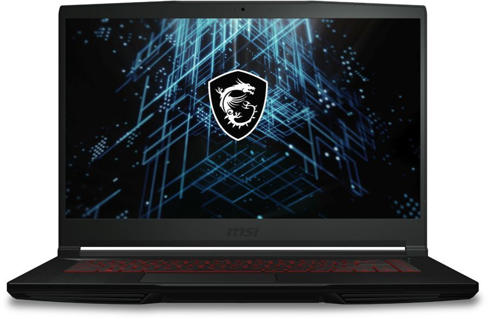 Ноутбук MSI GF63 Thin 11SC-623RU (9S7-16R612-623) Core i5 11400H 8Gb SSD256Gb NVIDIA GeForce GTX 1650 MAX Q 4Gb 15.6" IPS FHD (1920x1080) WiFi BT Cam Free DOS black