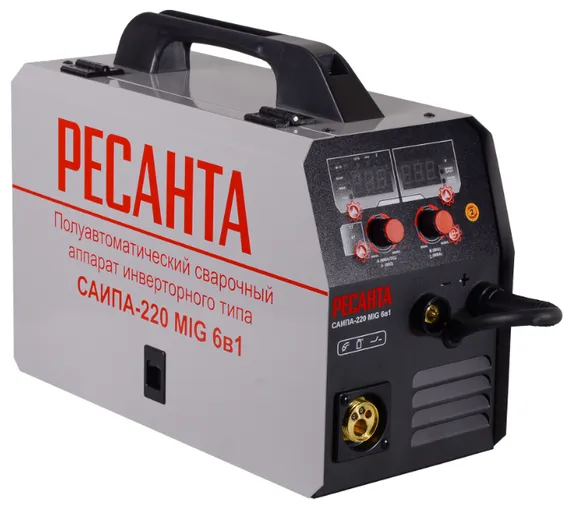 Сварочный полуавтомат "РЕСАНТА" САИПА-220 MIG 6в1