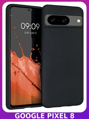 Мягкий Soft Touch чехол из силикона для GOOGLE PIXEL 8 (не 8A / 8 PRO!) с бархатной подкладкой