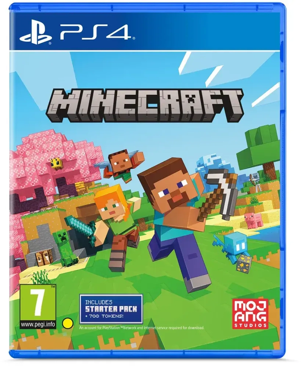 Minecraft + 700 жетонов (диск для PS4, полностью на русском языке)
