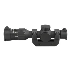 Прицел оптический Belomo Z4M 1-4x24 - вид сбоку слева на кронштейне
