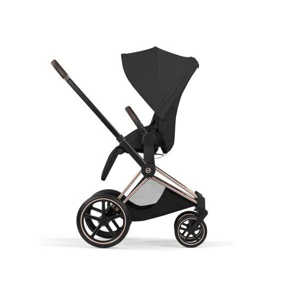 Детская коляска Cybex Priam V Style 2 в 1 Sepia Black на раме Rosegold