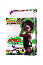 Надувная кукла негритянка Dolls-X (3 отверстия) (Цвет: Коричневый)