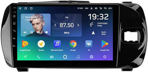 Магнитола для Toyota Vitz 3 2014-2019 - Teyes CC2 PLUS монитор 9" QLED, Android 10, Быстрая, SIM-слот