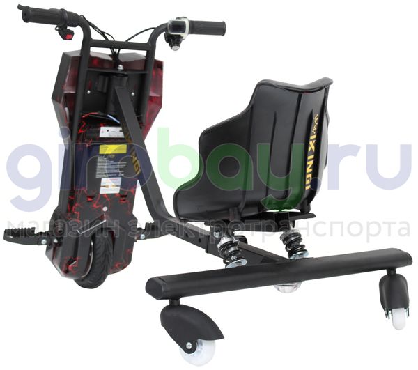 Электро Дрифт-карт IKINGI Drift Cart P2 250W (36V/4.4Ah) - Красная молния фото №3