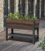 Keter Готовая грядка на ножках ДЕКО высокая (Deco Elevated Garden Bed) коричневый — фото 2
