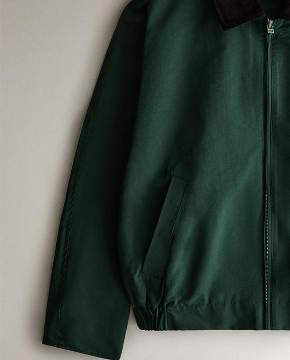 ZARA HOME КУРТКА ДЛЯ ГОЛЬФА, ЗЕЛЕНЫЙ