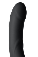 Безремневой страпон Toyfa Black&Red чёрный 35 см
