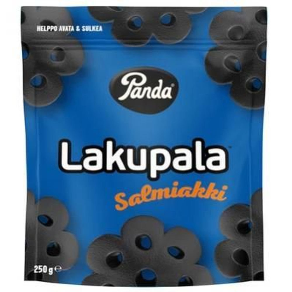 Конфеты Panda "Lakupala" лакриничные 250 г (Из Финляндии)