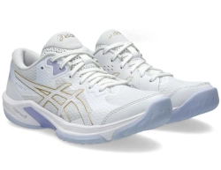 Женские кроссовки для бадминтона/сквоша Asics Beyond FF - white/champagne
