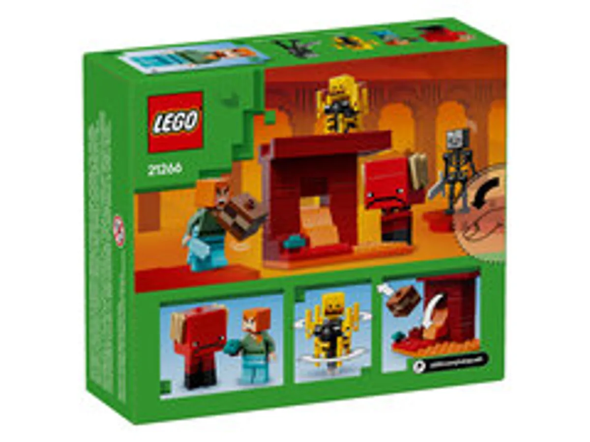 LEGO Minecraft: Битва за лаву Нижнего мира (21266)
