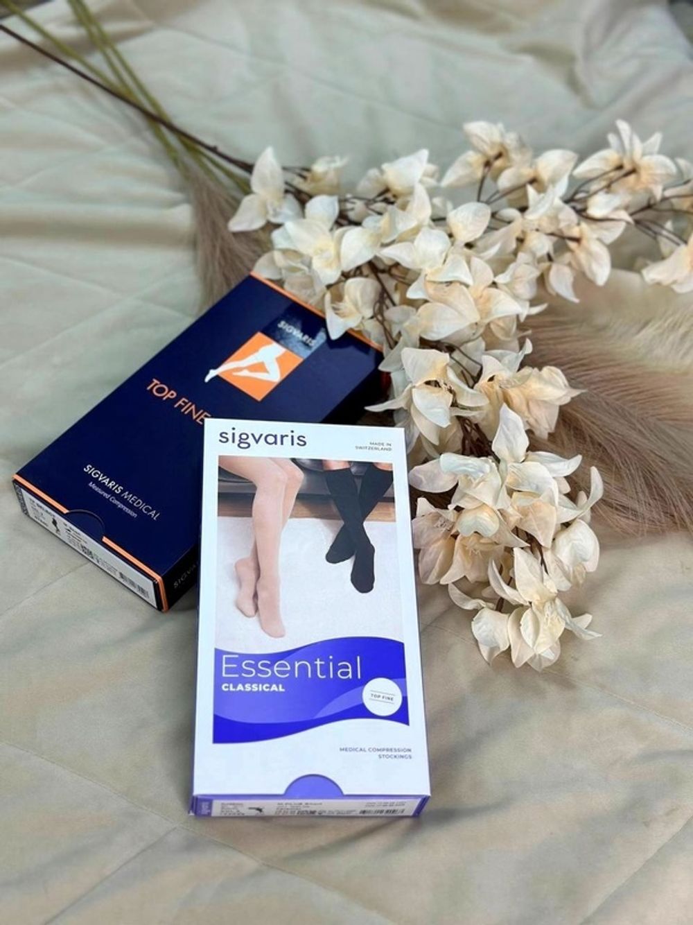 Гольфы Sigvaris Cotton, 2 класс компрессии, закрытый мысок