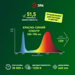 Светодиодная лента для растений ЭРА FITO-Strip Light-RB-45W-5m-12V-IP65 красно-синего спектра 5м IP65 с адаптером 12V | Светодиодные ленты для растений