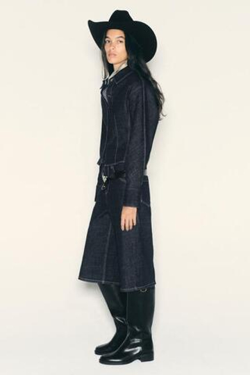 ZARA ДЖИНСОВЫЕ ШОРТЫ Z1975 С ВЫСОКОЙ ПОСАДКОЙ, СИНИЙ