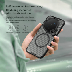 Чехол прозрачный тонированный с MagSafe на Honor Magic 8 Pro, серия CamShield Prop Magnetic (версия с прозрачной крышкой объектива) от Nillkin